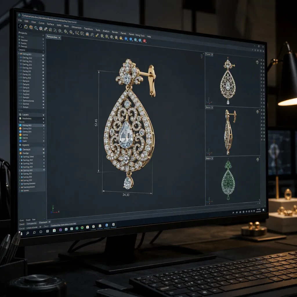 3D CAD Jewelry Design