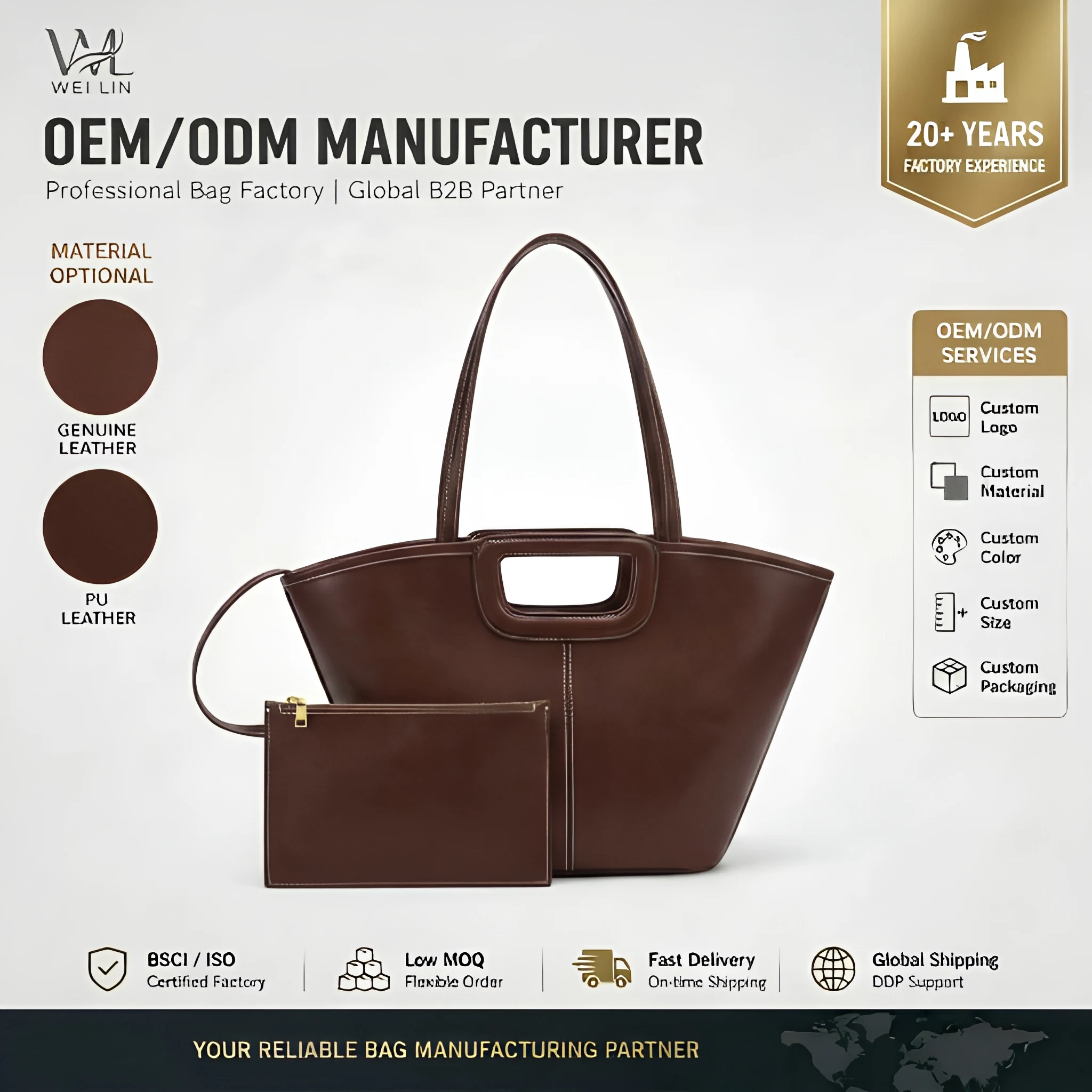 Women's PU Large Capacity Multi-Function Handbag with Magnetic Closure and Decorative Stitching