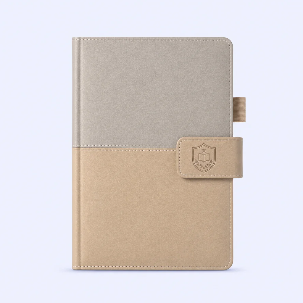 Warm Gray Dual-Tone PU Leather Campus Edition