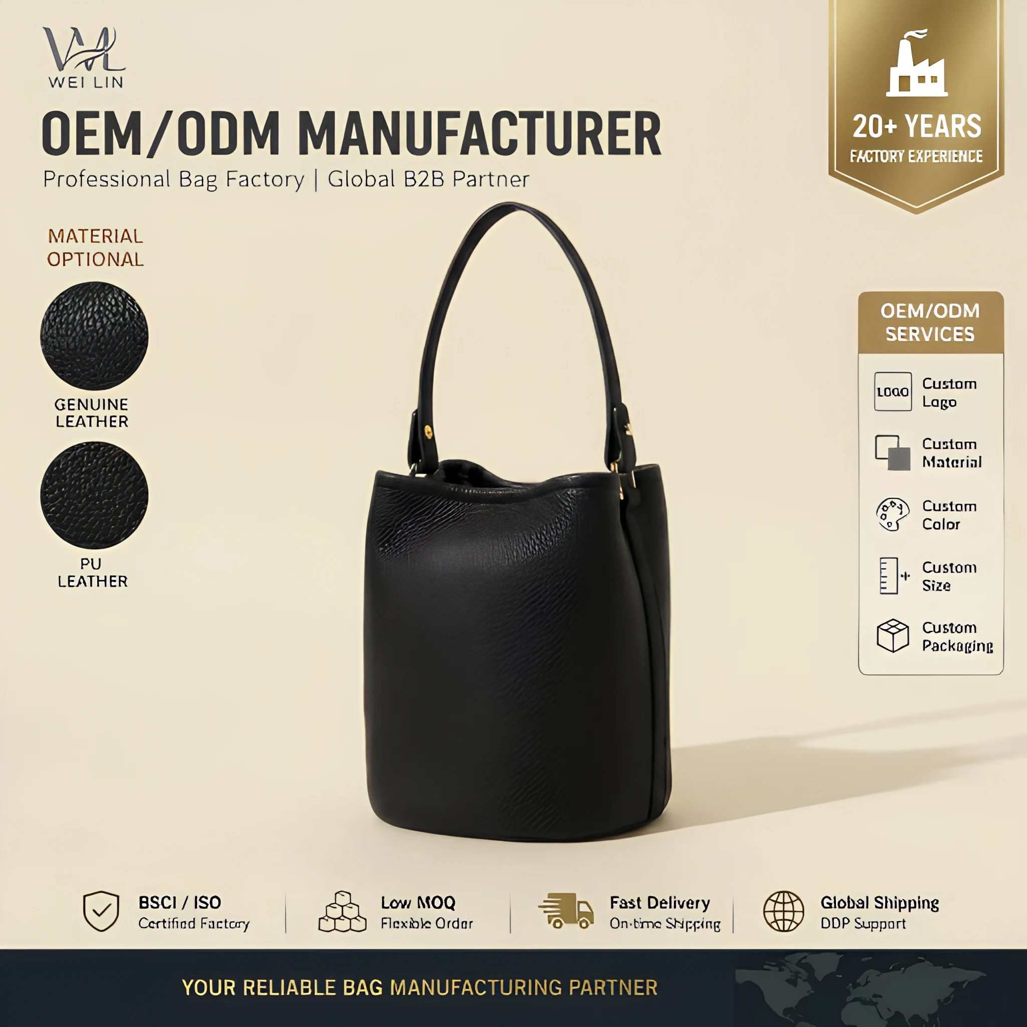 Leather Bucket Bag 2026 New Minimalist Vintage Full Grain Vegetable Tanned Leather Magnetic Closure Bag