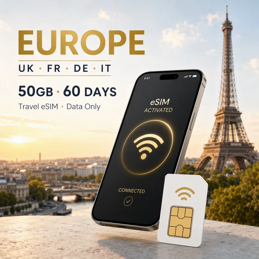 eSIM on smartphone