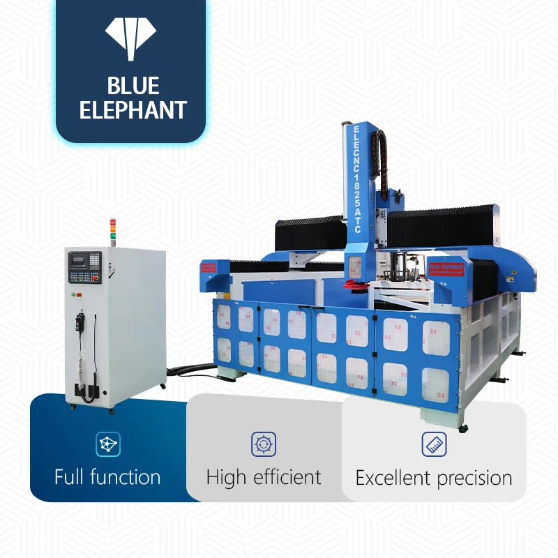 

new design blue elephant c n c 3d carving machine 1825 automatic foma processing 5 axis router for sale in Saudi Arabia