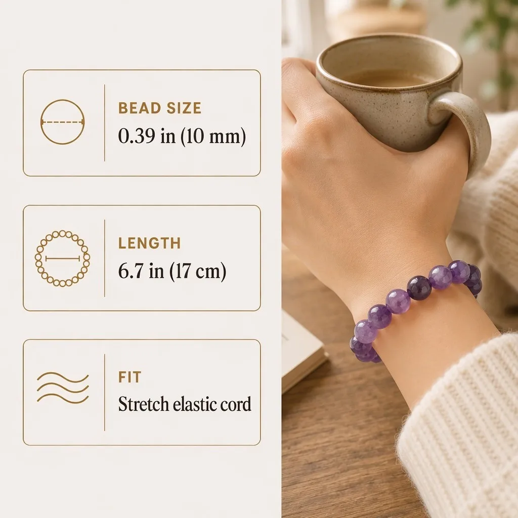 The Deep Focus bead size and fit information