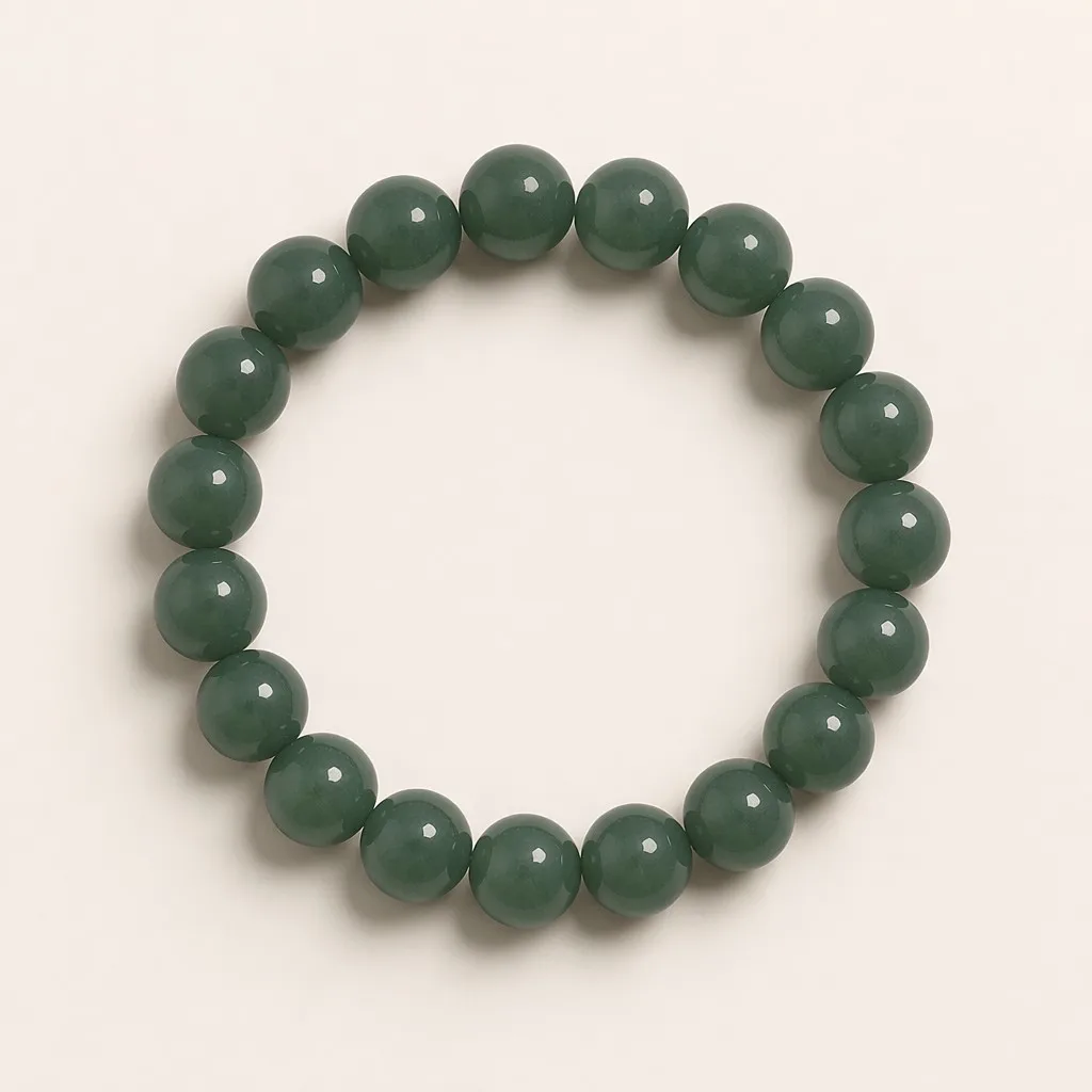 The New Bloom — Green Aventurine Bracelet white background