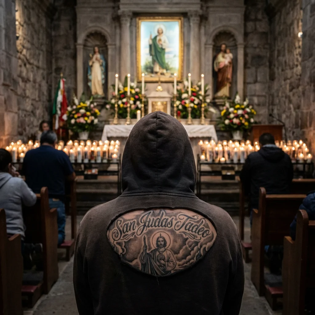 chicano-style-san-judas-tadeo-tattoo-arm