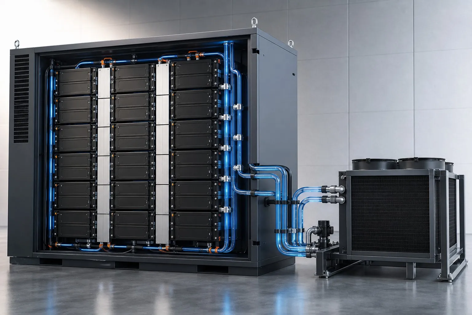 Liquid cooling for energy storage systems