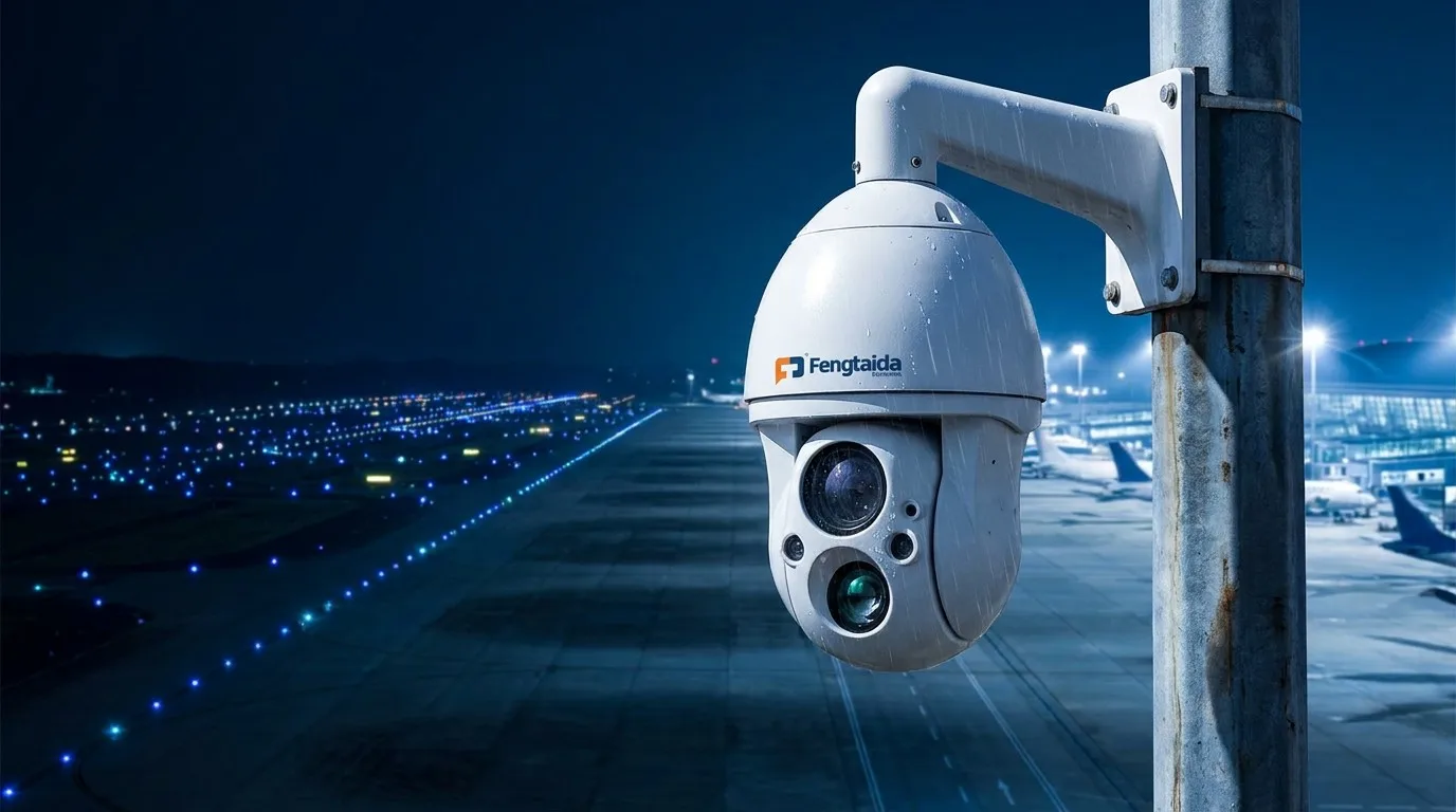 Fengtaida IR6 PTZ Camera deployed at airport perimeter