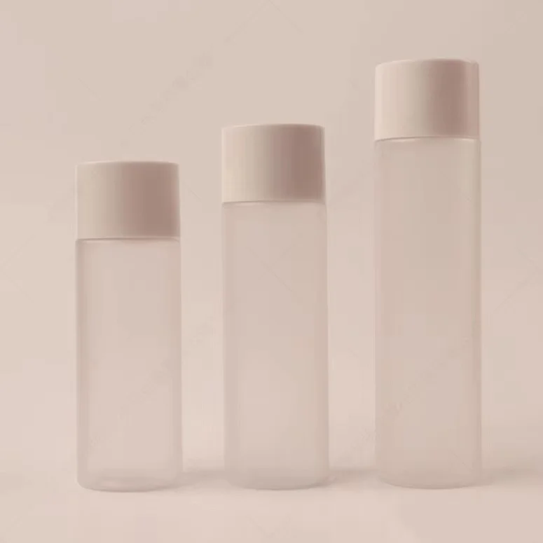 

Frosted PET Plastic Bottle Toner Bottle 100ml 120ml 150ml 200ml Cosmetic Packaging Silk Screen Toner Bottle with Screw Cap