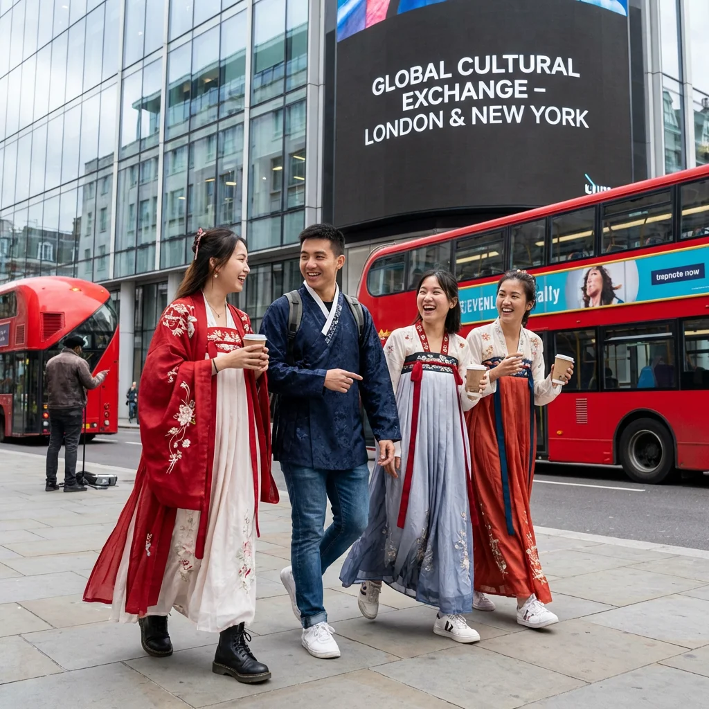 Winter Hanfu with Fur-Lined Cloak