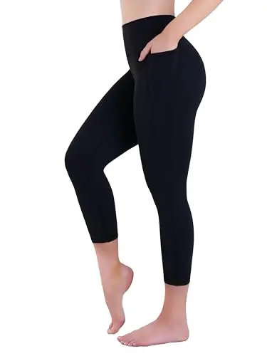 High-Waisted脚踝长度环保Yoga Pants