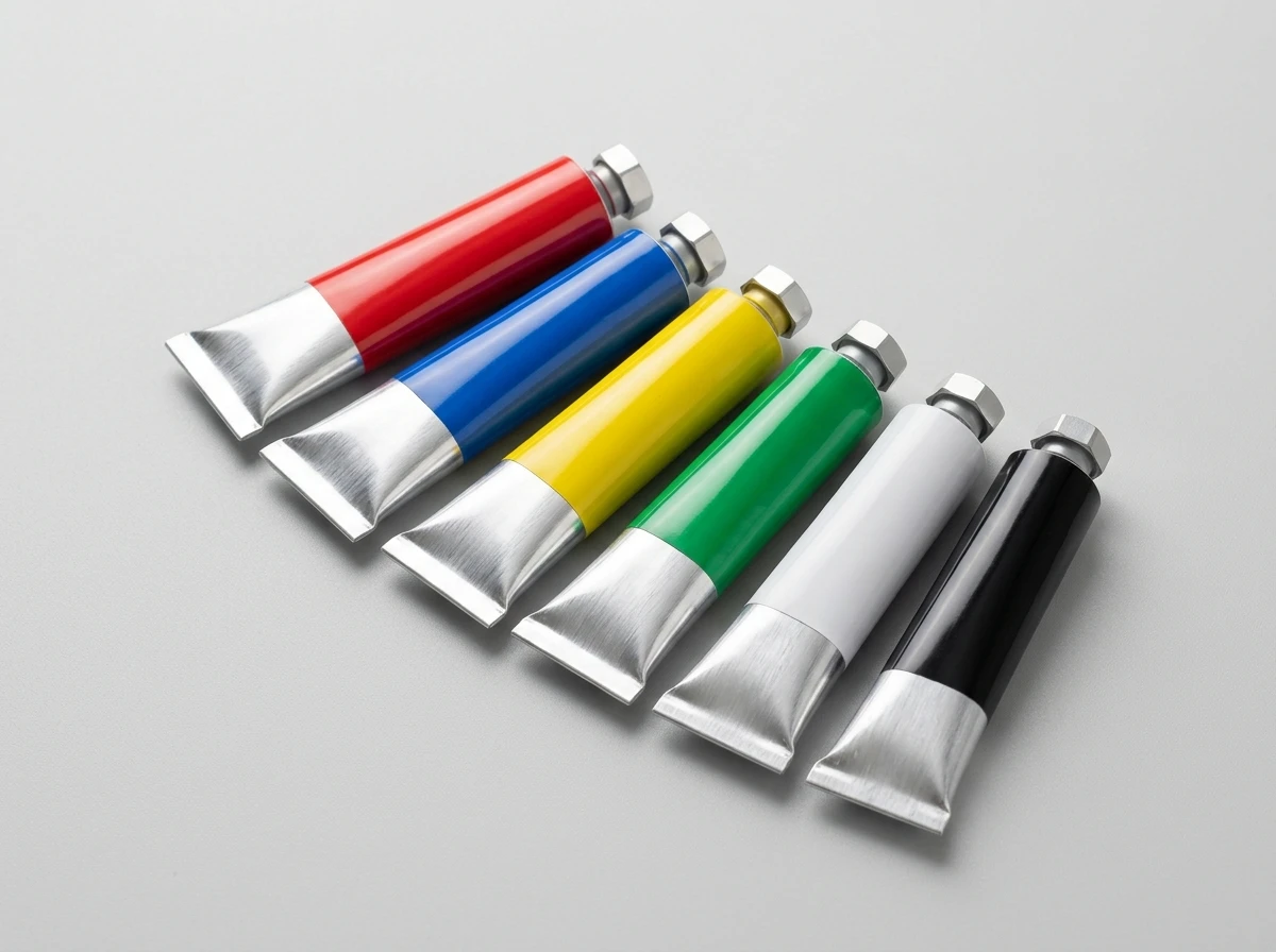 Acrylic paint tube set in assorted colors - acrylic paint manufacturer