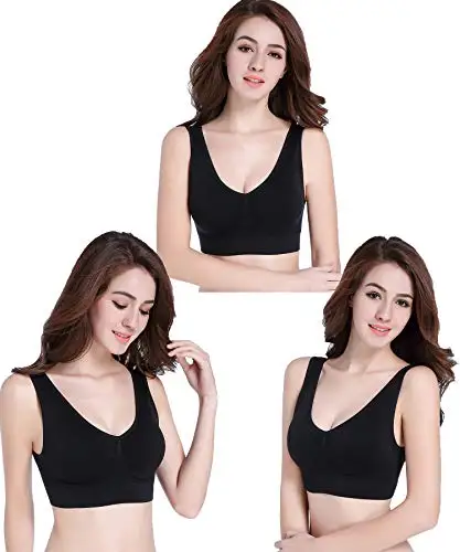 中等支撑无缝瑜伽用Sports Bra