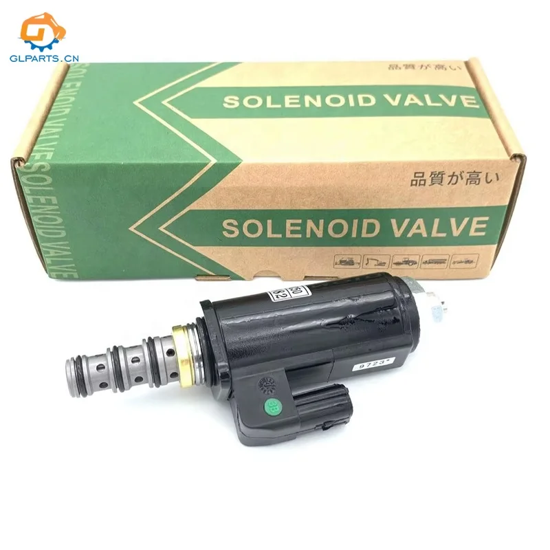 GLPARTS KDRDE5K-31/30C50-147 Hydraulic Solenoid Valve YN35V00054F1 for SK140-8 SK200-10 Excavator