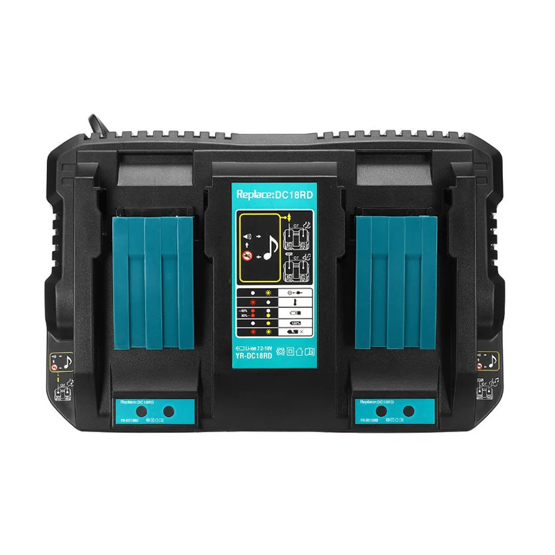 

Powerful 6Ah DC18RD Dual Charger Power Tool Battery Smart Charger For Makita