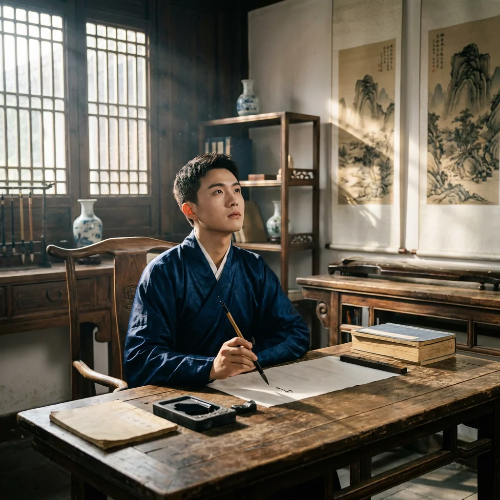 Hanfu Photography in a Bamboo Forest