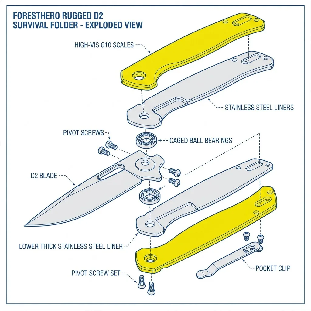 Exploded View of Survival Folder