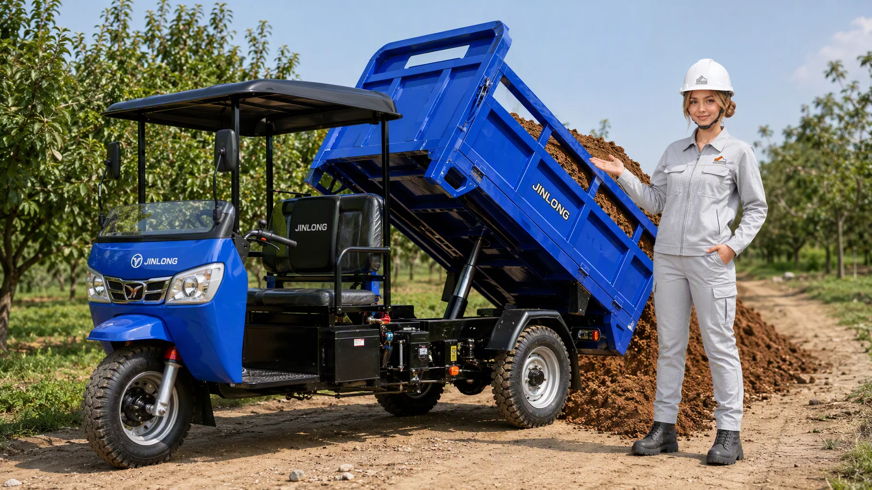 JINLONG Dumper Tricycles with Mia