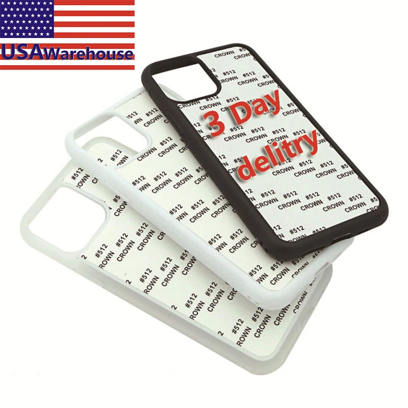 

USA Warehouse Bulk Wariety 2d Sublimation Phone Case Blanks For Iphone 14 Pro Max Cover For Samsung Transparent White Black