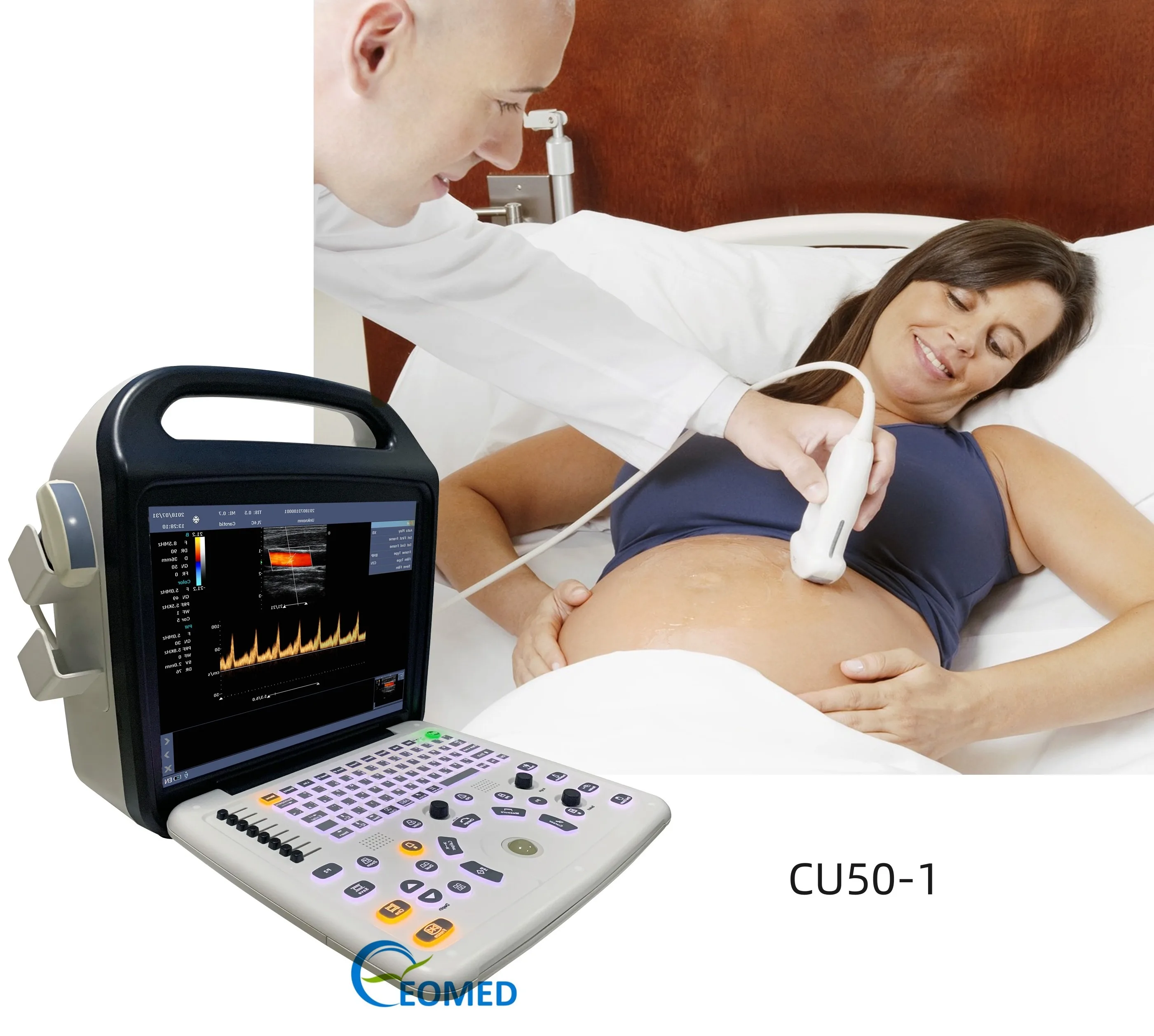 Portable ultrasound machine