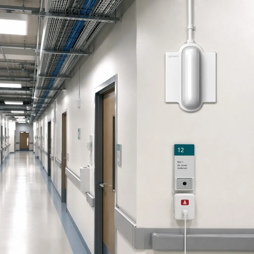 Yarward YHE-530S wired nurse call corridor indicator light in hospital corridor