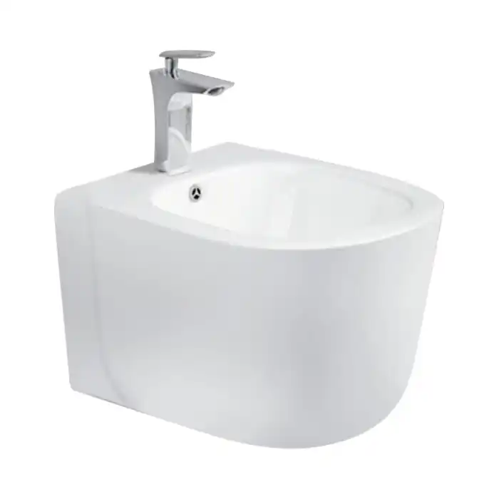 Suspended Ceramic Bidet Seat Model YJ-1388 Perspective View suspended-ceramic-bidet-seat-yj-1388-perspective