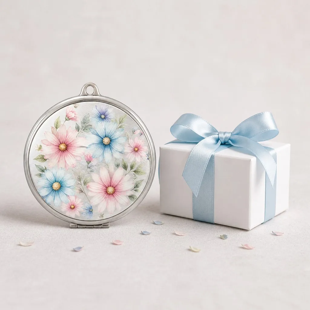 Gift packaging of UV printed makeup mirror