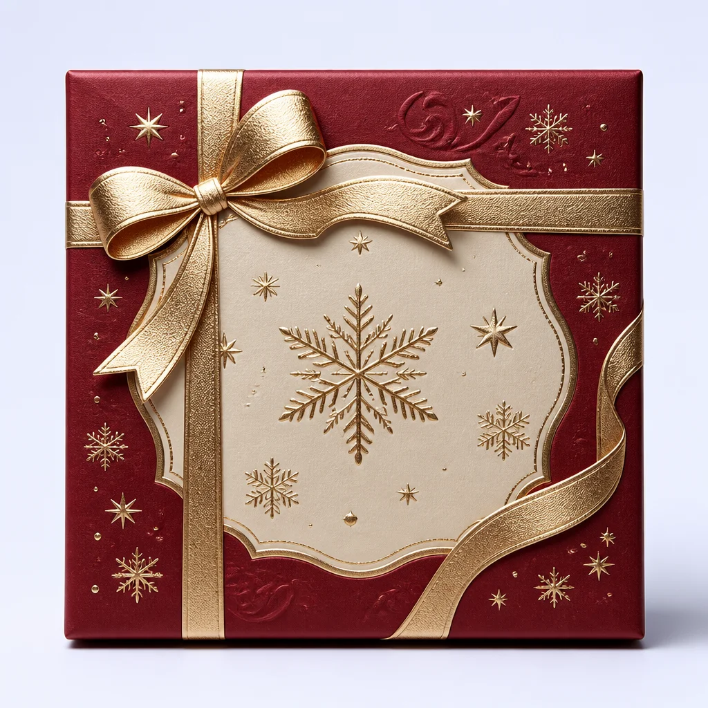 Craft Detail: Precision Hot Stamped Champagne Gold Foil Detail
