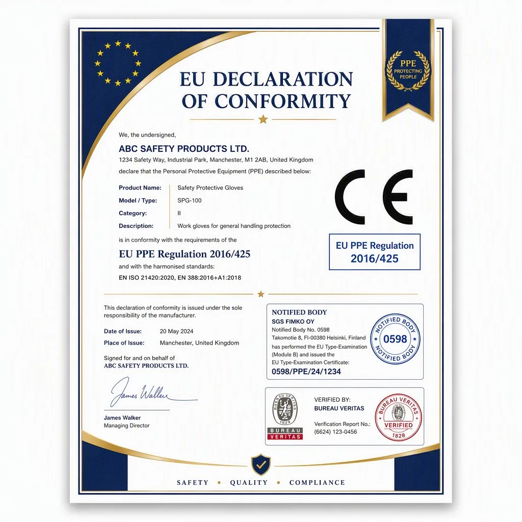 CE Marking Certificate