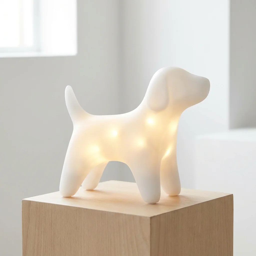 LED Artistic Dog Statue