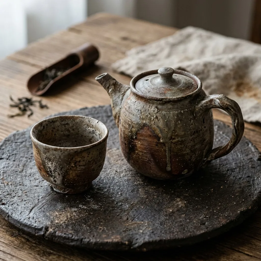落灰 · 柴烧茶器
