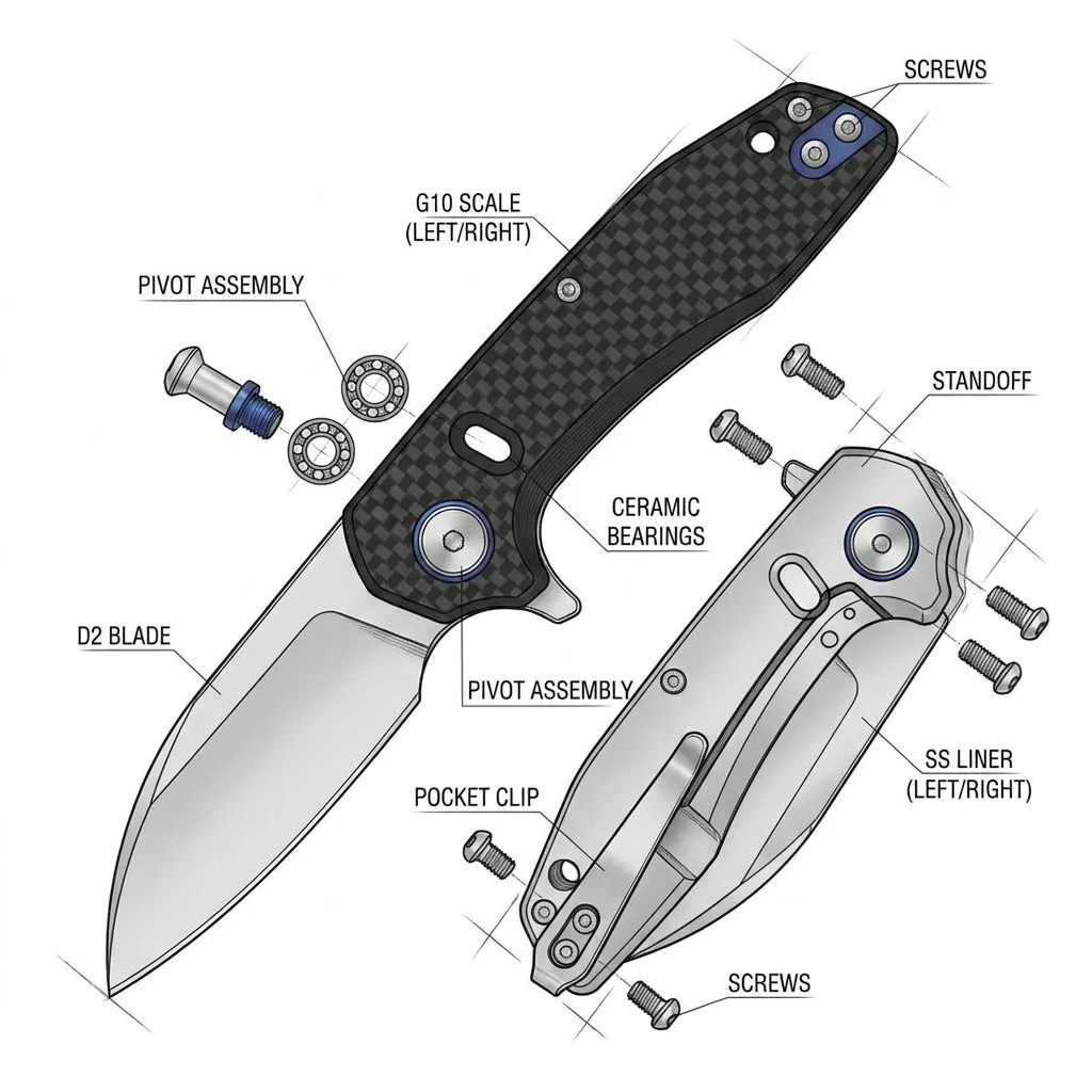 Exploded View of D2 Folder