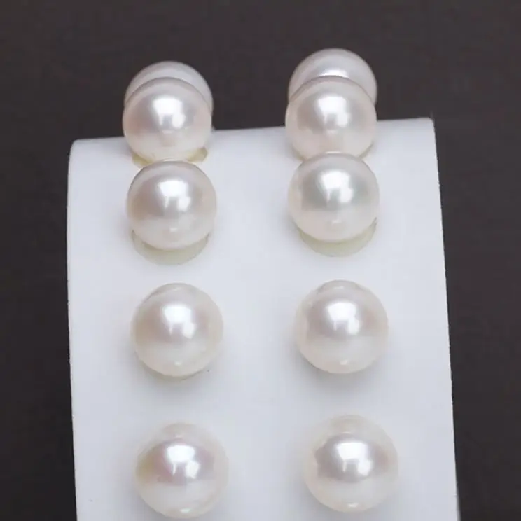 

Certified ZZBKZ014 Freshwater Pearl 8.5 9Mm Half Hole Pearl Loose Pearl Beads