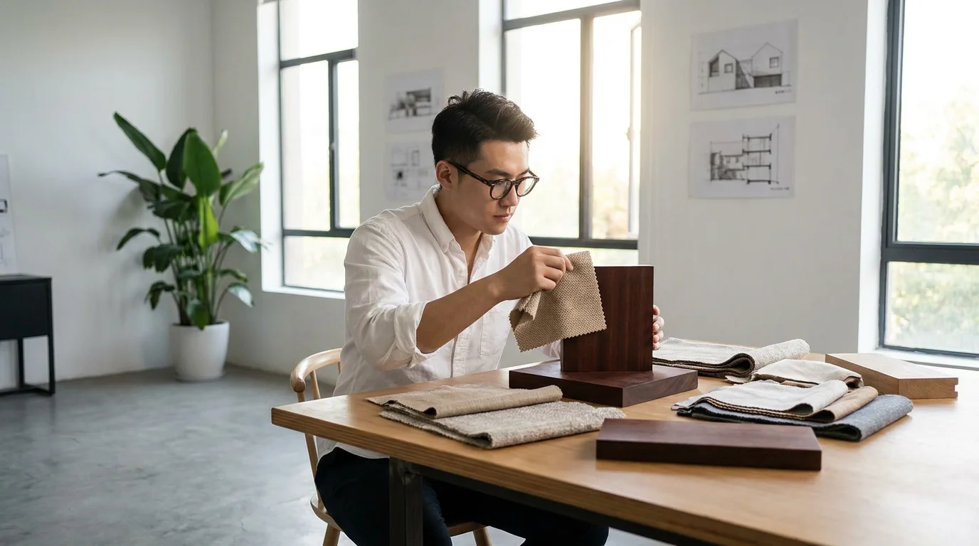 Designer Selecting Materials