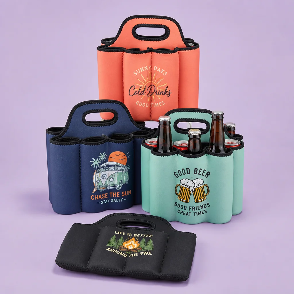 6-Pack Beer & Can Carrier Tote