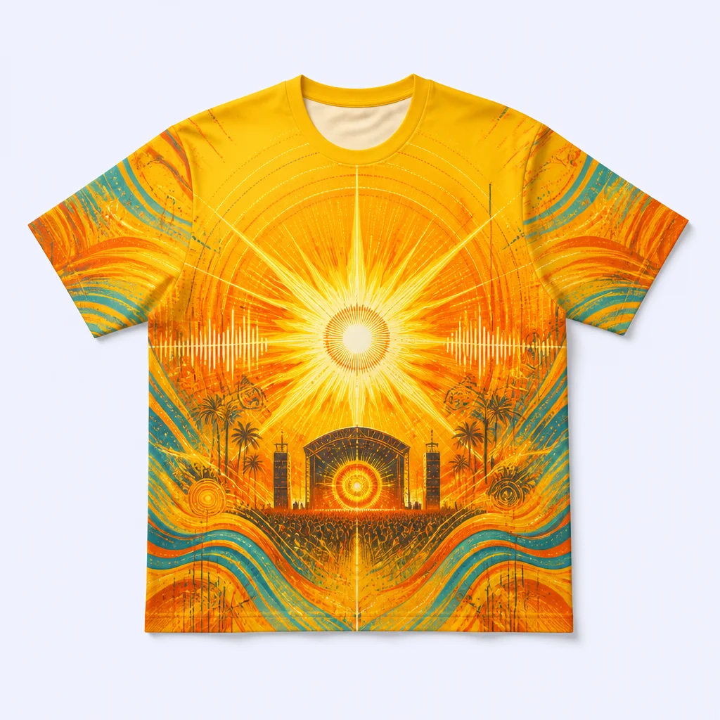 Solar Flare Golden Amber T-Shirt