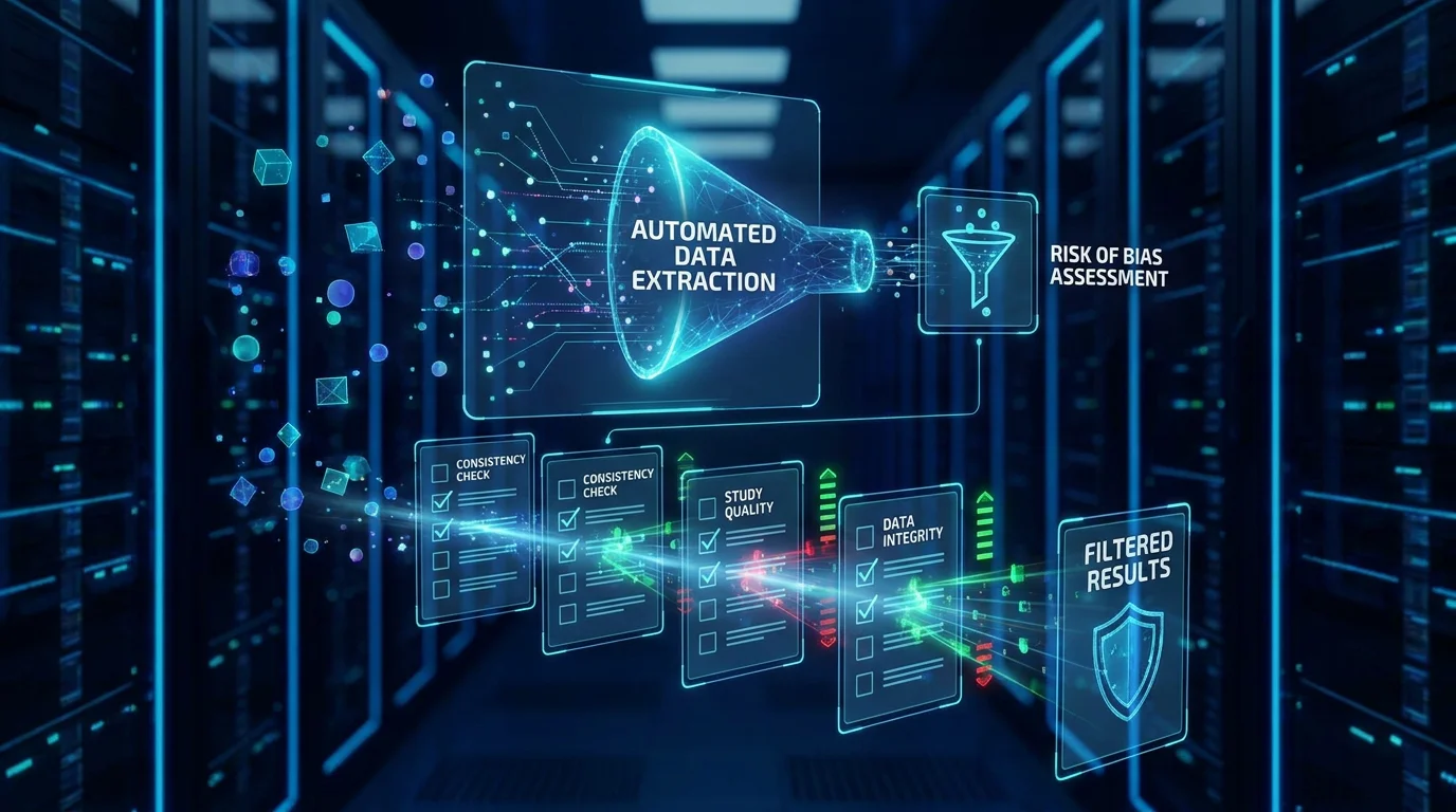 Automated data extraction visualization
