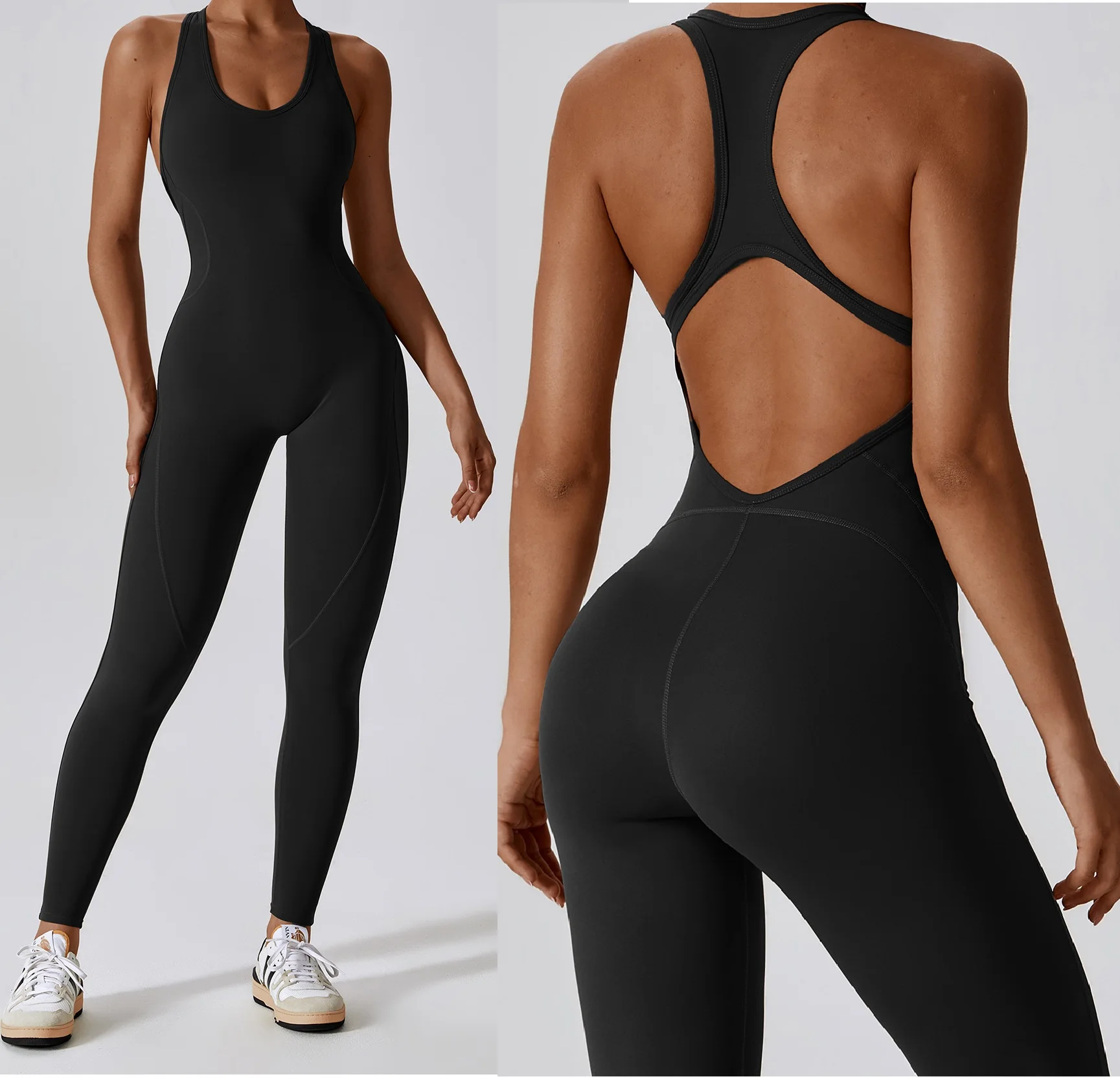 custom one piece sportswear gym fitness sets bodysuits gym wear workout activewear jumpsuits