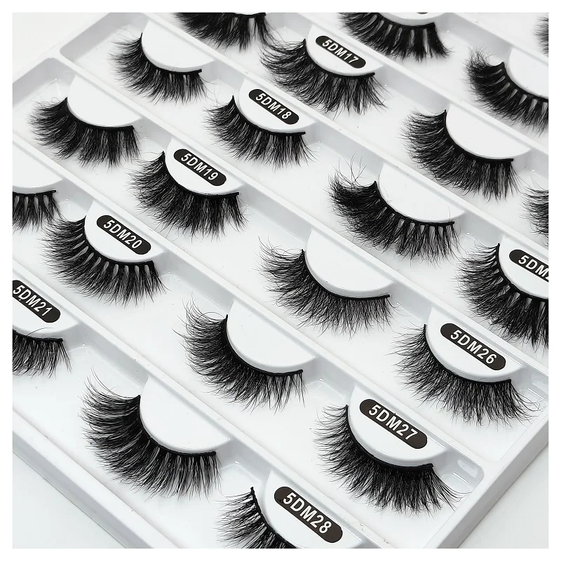 

Cruelty Free Wholesale Custom Logo Natural Real Mink Eyelashes Full Strip Eyelashes