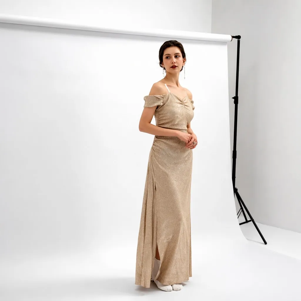 Studio photography with seamless white backdrop