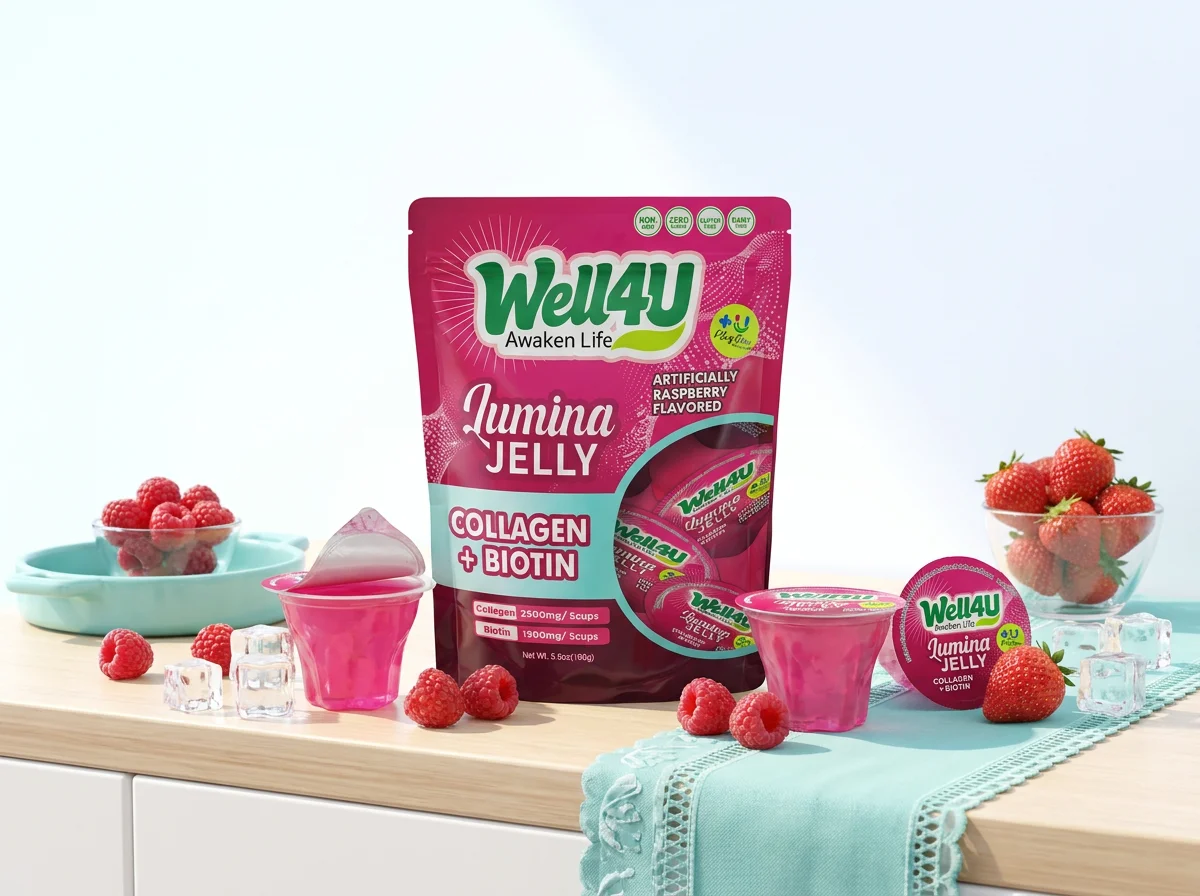 Well4U Fruit Collagen Jelly Cups
