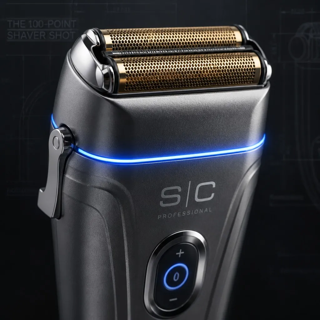 Professional Foil Shaver Titanium Tech Industrial Benchmark