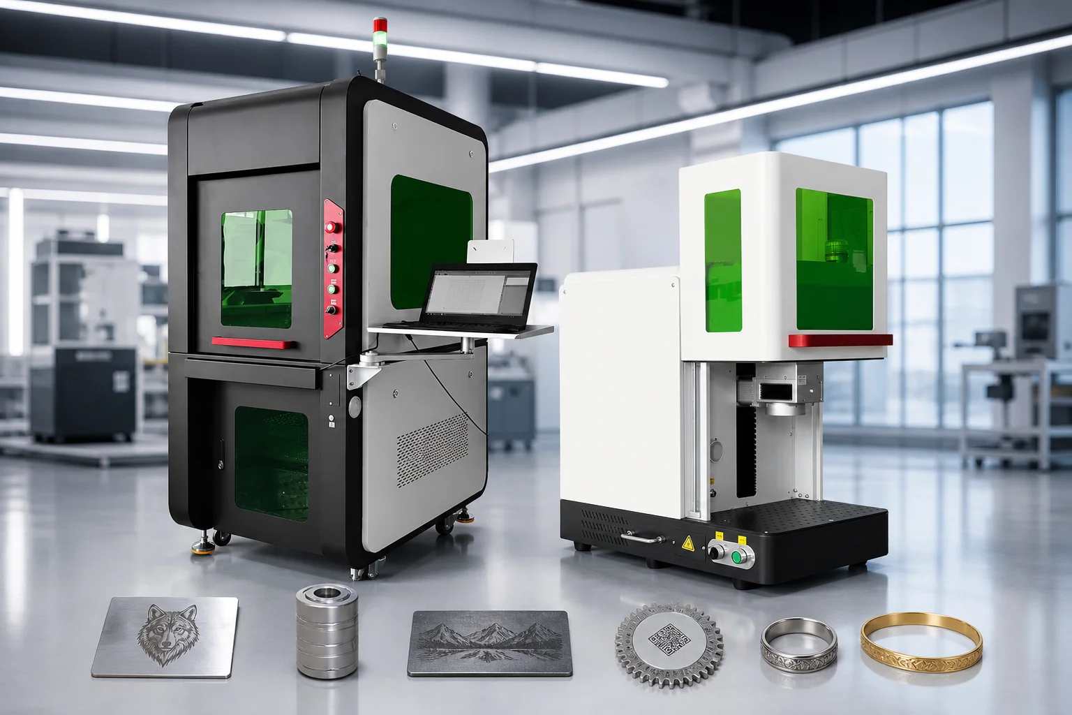ActionLasers Class 1 Fully Enclosed Laser Marking Workstation Series