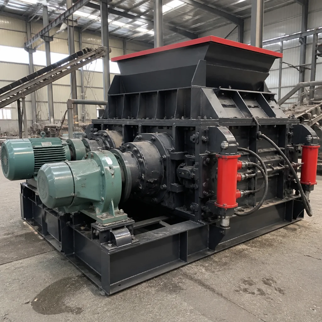 Double Roller Crusher Ope