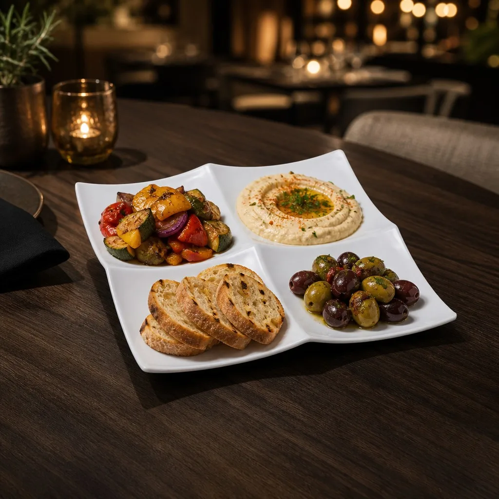 Restaurant appetizer scene