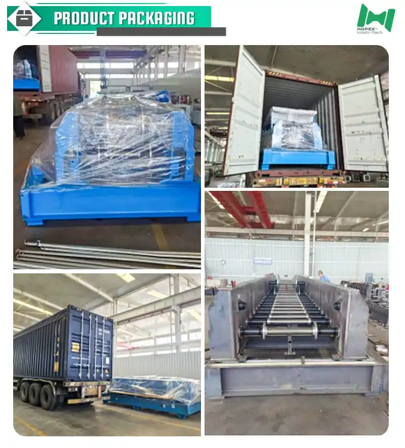 pv seismic bracket making machine export packaging and container loading