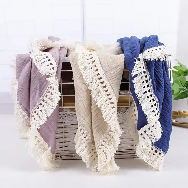 Boho Tassel Blanket