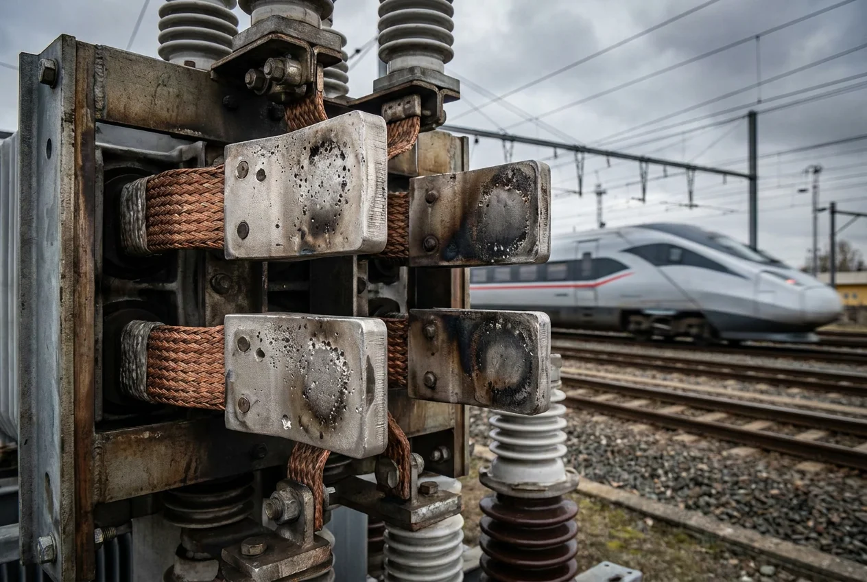 Silver Alloy Contacts in High-Speed Railway Traction Systems electrical contact rivets showing conductivity and durability