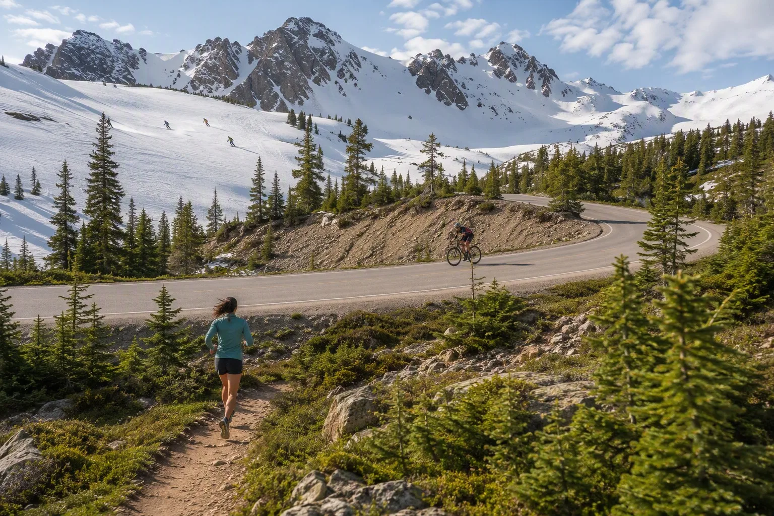 Ski cycling running hiking outdoor demand North America