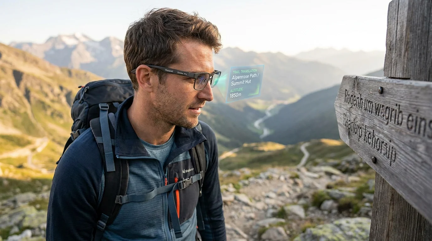 VisionAI Outdoor Pro Mountain Scene