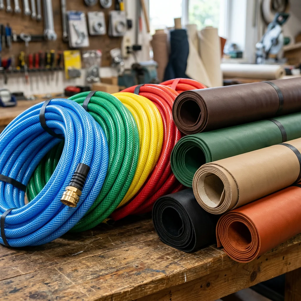 DOP Applications: PVC Hoses and Leather